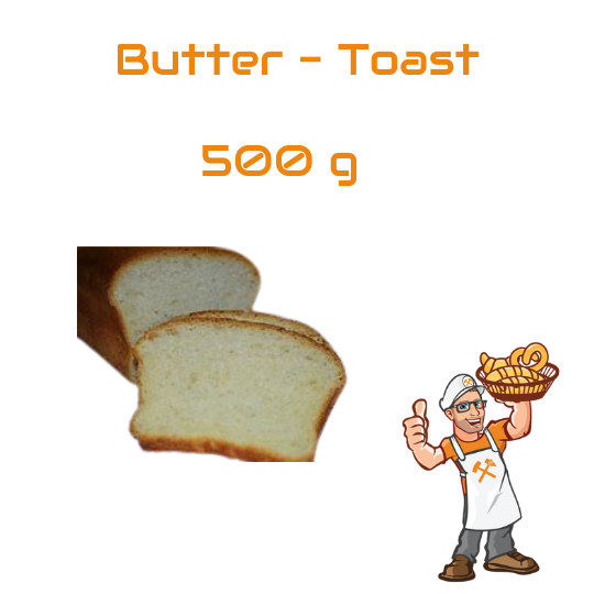 Buttertoast geschnitten 500 g